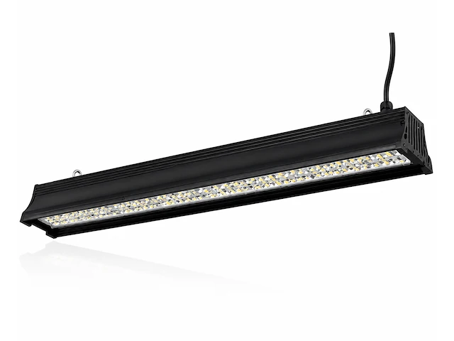 Robuuste led industriële hanglamp – 200w – 6400k koud wit – ip20 – pyramid-200 (6 stuks) - afbeelding 4 van  5