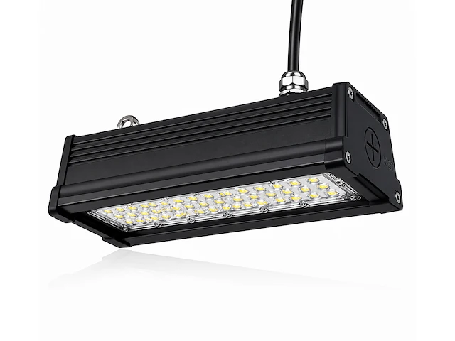 Robuuste led industriële hanglamp – 50w – 6400k koud wit – ip20 – pyramid-50 (6 stuks) - afbeelding 3 van  5