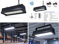 Robuuste led industriële hanglamp – 50w – 6400k koud wit – ip20 – pyramid-50 (6 stuks) - afbeelding 4 van  5