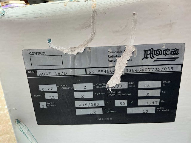 Roca asai 45/d koelinstallaties (2x) - afbeelding 6 van  6