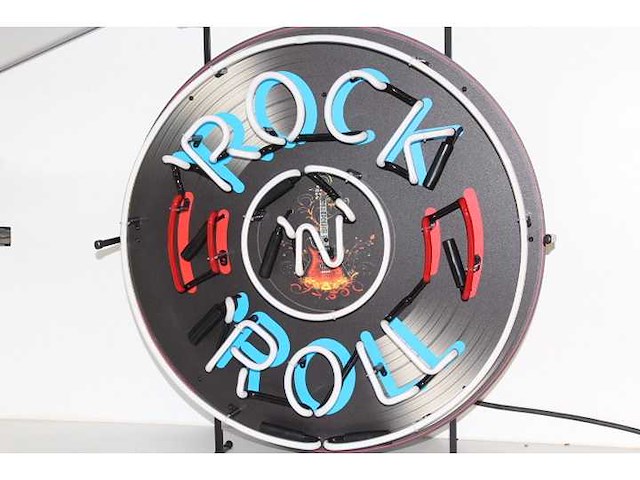 Rock 'n roll - neon verlichting - afbeelding 4 van  4