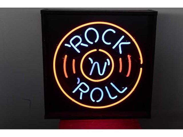 Rock n roll - neonverlichting - afbeelding 1 van  2