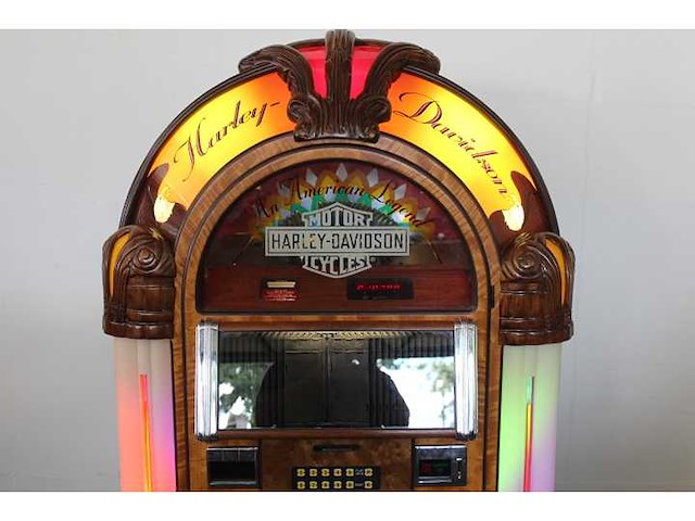Rock ola - harley davidson - jukebox - afbeelding 1 van  7