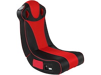 Rocker gaming chair - kunstleer, ingebouwde speakers - afbeelding 6 van  11