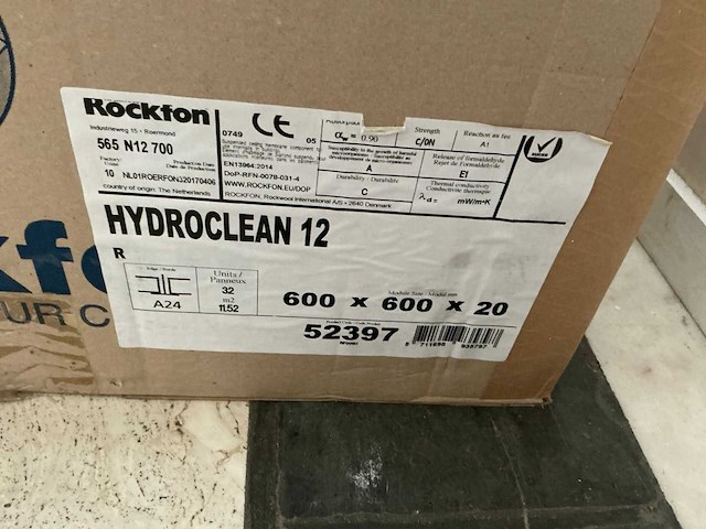 Rockfon hydroclean 12 partij plafondpanelen - afbeelding 4 van  4