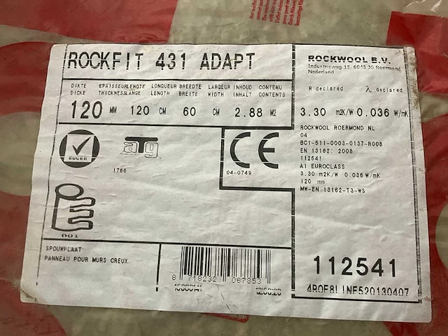 Rockwool partij diverseisolatie (35x) - afbeelding 3 van  7