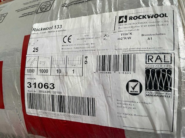 Rockwool partij isolatie lamellenmatte - afbeelding 4 van  4