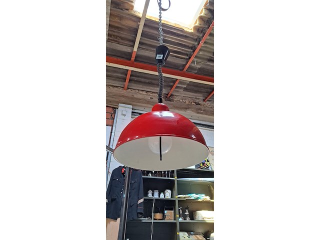 Rode hanglamp - afbeelding 1 van  2