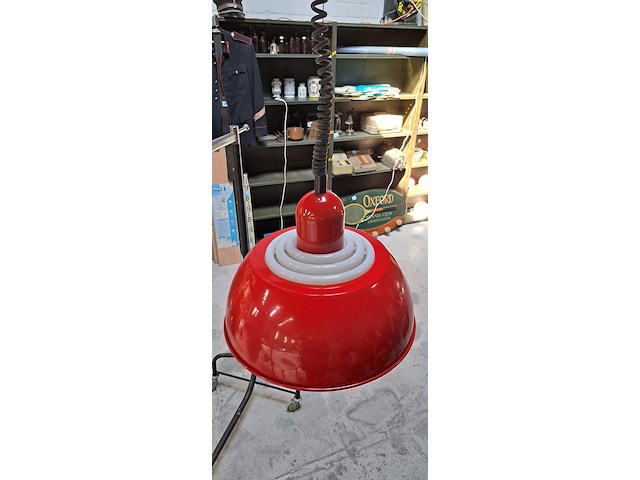 Rode hanglamp - afbeelding 2 van  2