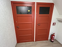 Rode houten deuren 187.5x82cm (10st) - afbeelding 3 van  4