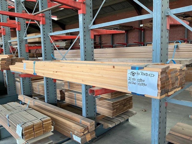 Rode noorse dennen planken (57x) - afbeelding 3 van  4