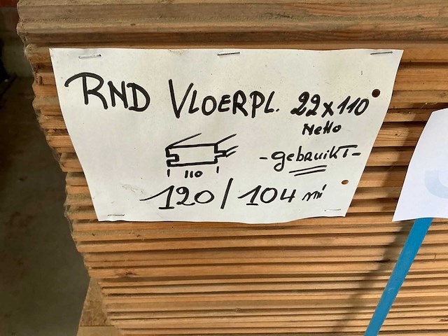 Rode noorse dennen vloerplanken (120x) - afbeelding 3 van  3