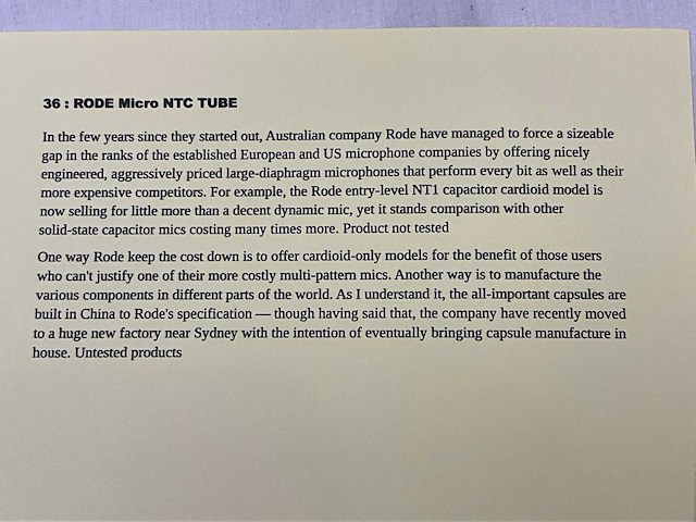 Rode ntv microfoon - afbeelding 4 van  4