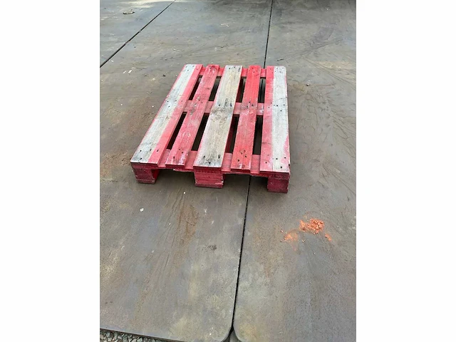 Rode paletten 120x80cm 24 stuks - afbeelding 1 van  4
