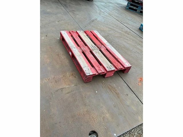 Rode paletten 120x80cm 24 stuks - afbeelding 2 van  4