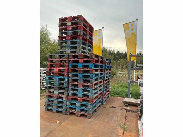 Rode paletten 120x80cm 24 stuks - afbeelding 4 van  4