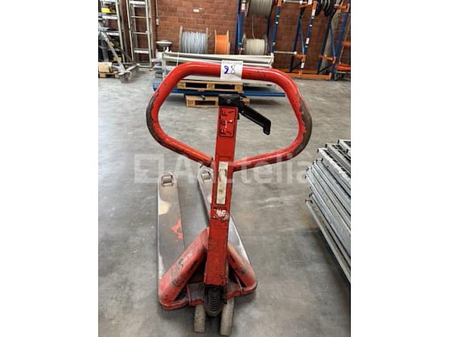 Rode palletwagen logitrans - afbeelding 3 van  12