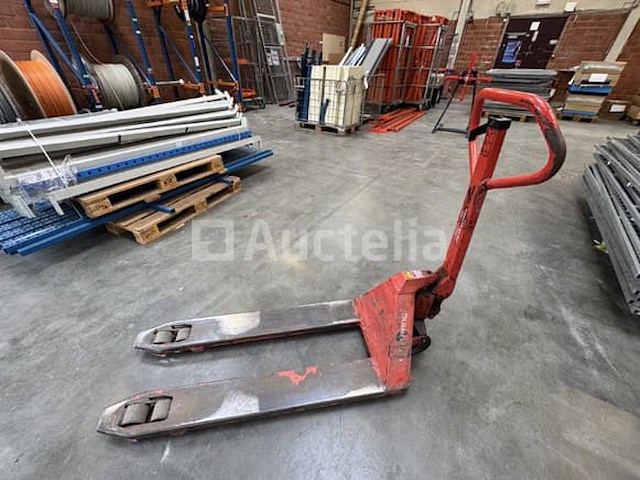 Rode palletwagen logitrans - afbeelding 4 van  12