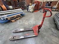 Rode palletwagen logitrans - afbeelding 4 van  12