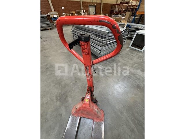 Rode palletwagen logitrans - afbeelding 1 van  12