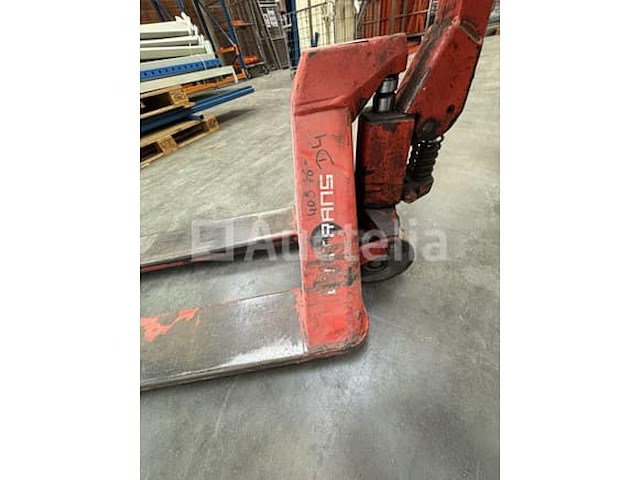 Rode palletwagen logitrans - afbeelding 6 van  12