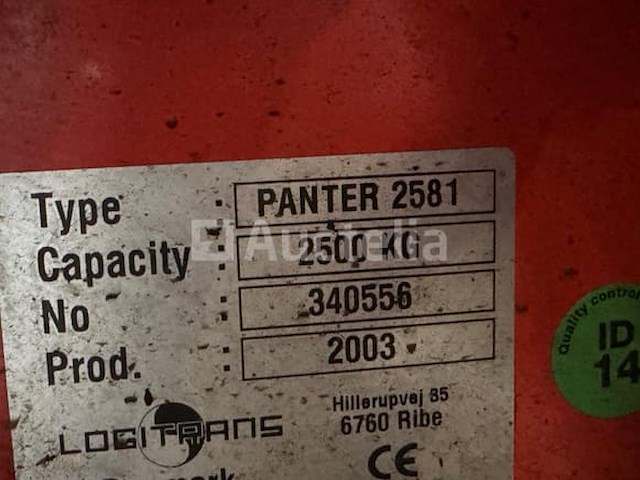 Rode palletwagen logitrans - afbeelding 9 van  12