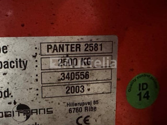 Rode palletwagen logitrans - afbeelding 10 van  12