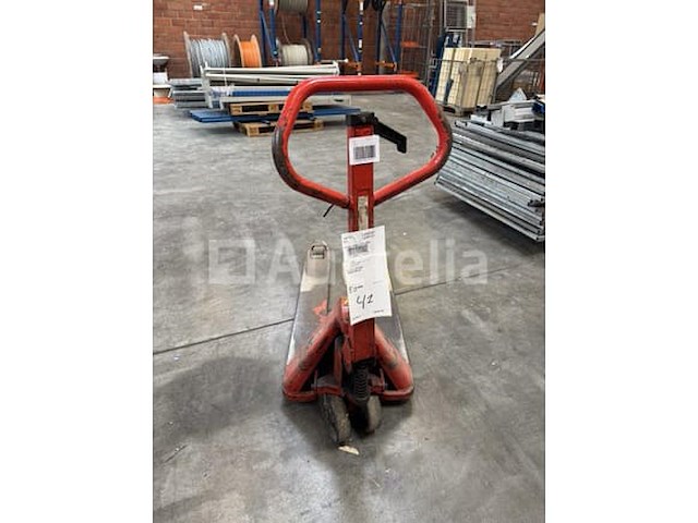 Rode palletwagen logitrans - afbeelding 11 van  12