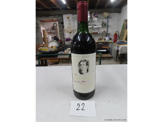 Rode wijn 1 fles - afbeelding 1 van  3