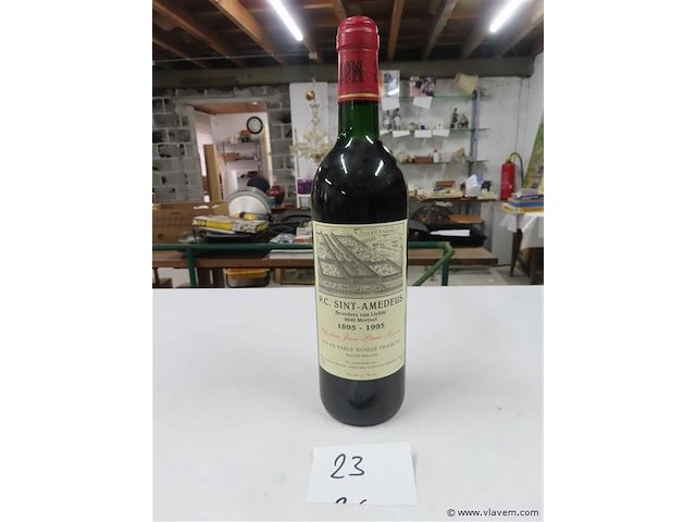 Rode wijn 1 fles - afbeelding 1 van  3