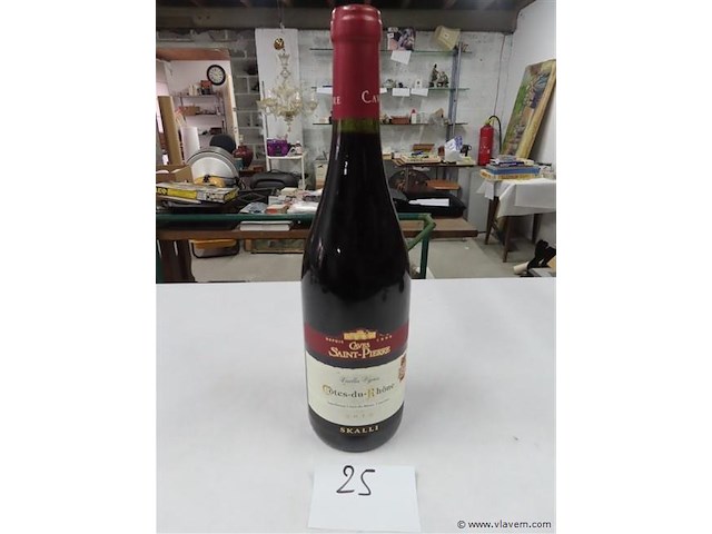 Rode wijn 1 fles - afbeelding 1 van  3