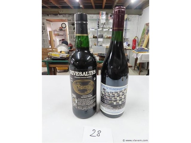 Rode wijn 2 flessen - afbeelding 1 van  3