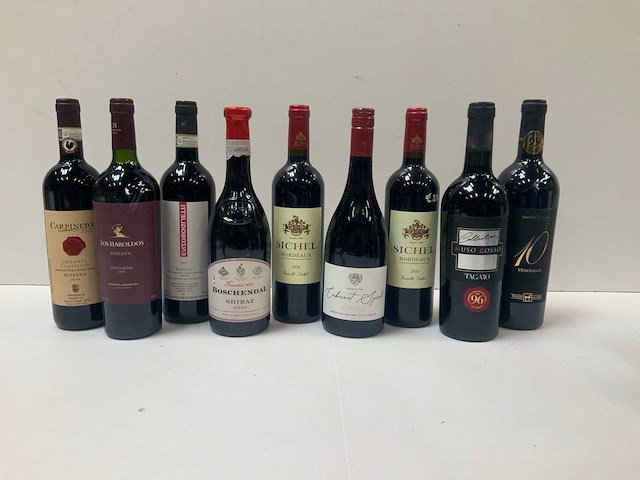 Rode wijn (9x) - afbeelding 1 van  6