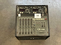 Rodec cx1100 + denon 6000 mengpaneel + flightcase