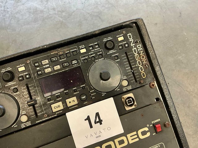 Rodec cx1100 + denon 6000 mengpaneel + flightcase - afbeelding 4 van  7