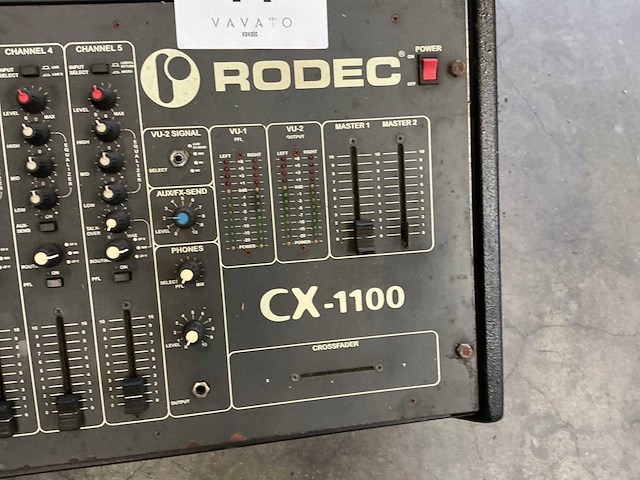 Rodec cx1100 + denon 6000 mengpaneel + flightcase - afbeelding 6 van  7