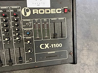 Rodec cx1100 + denon 6000 mengpaneel + flightcase - afbeelding 6 van  7