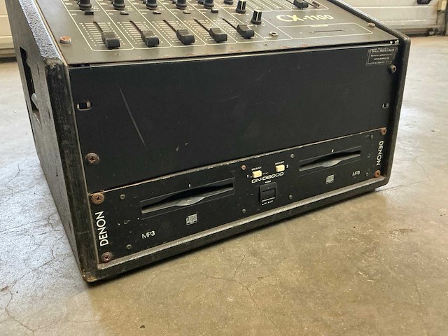 Rodec cx1100 + denon 6000 mengpaneel + flightcase - afbeelding 7 van  7