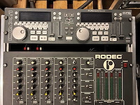 Rodec mx180mk3 discobar + synq cdx-1 dubbele cd speler - afbeelding 2 van  5