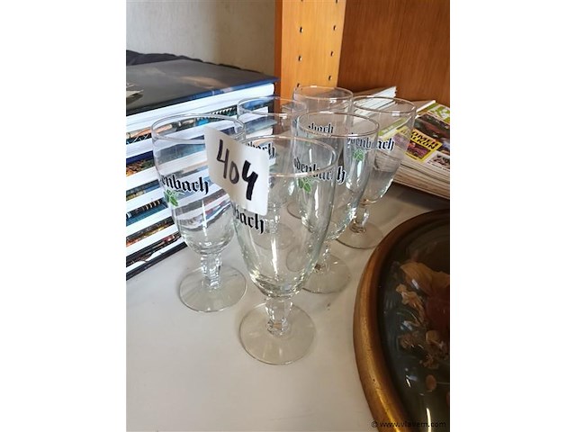 Rodenbach glazen op voet. 6 stuks - afbeelding 2 van  3