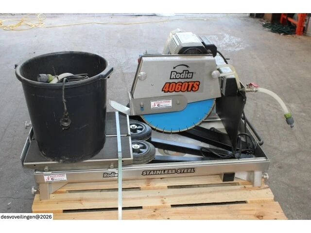 Rodia® diamant zaagmachine 4060ts + gardena dompelpomp - afbeelding 2 van  9