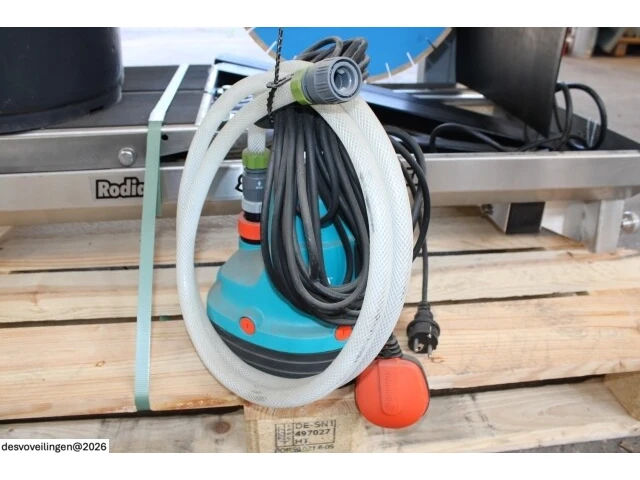 Rodia® diamant zaagmachine 4060ts + gardena dompelpomp - afbeelding 7 van  9