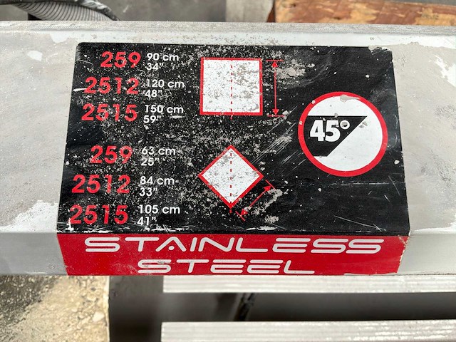 Rodia hipower 2512rs tegelzaagmachine - afbeelding 5 van  6