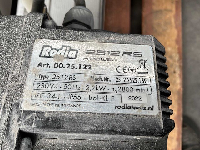 Rodia hipower 2512rs tegelzaagmachine - afbeelding 6 van  6