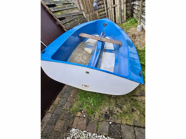 Roeiboot blauw - afbeelding 3 van  7