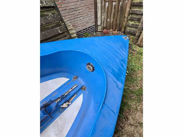Roeiboot blauw - afbeelding 2 van  7