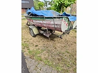 Roeiboot rood met trailer - afbeelding 8 van  11