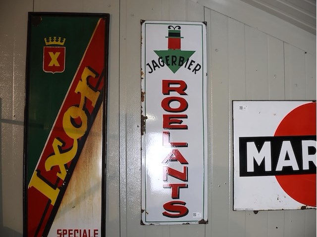 Roelants jagerbier emaille - afbeelding 1 van  6