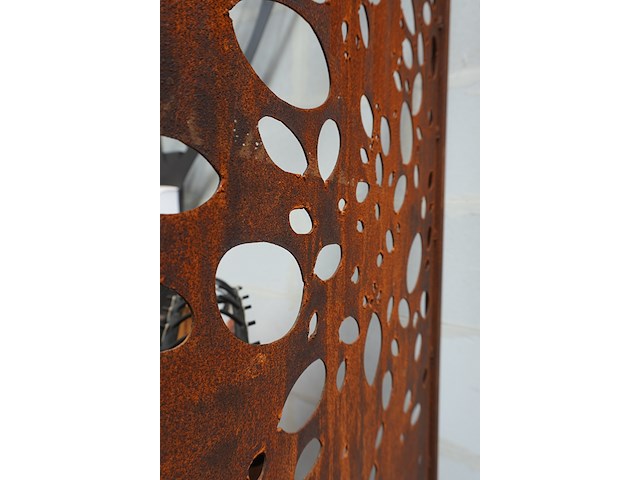 Roest design paravent buco | 100×200 cm - afbeelding 4 van  5