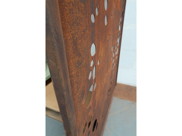 Roest design paravent buco | 100×200 cm - afbeelding 5 van  5